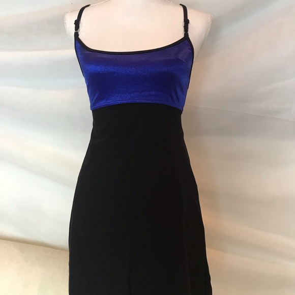 Other - Mossimo Swimwear Royal Blue & Black Coverup S